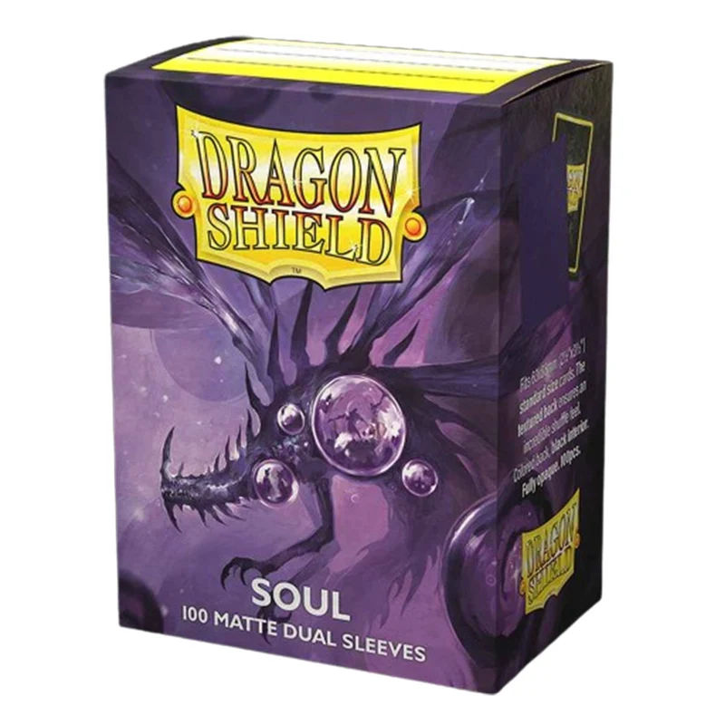 Arcane Tinmen Dragon Shield 100ct Standard Size Dual Matte Metallic Purple (Soul) Sleeves