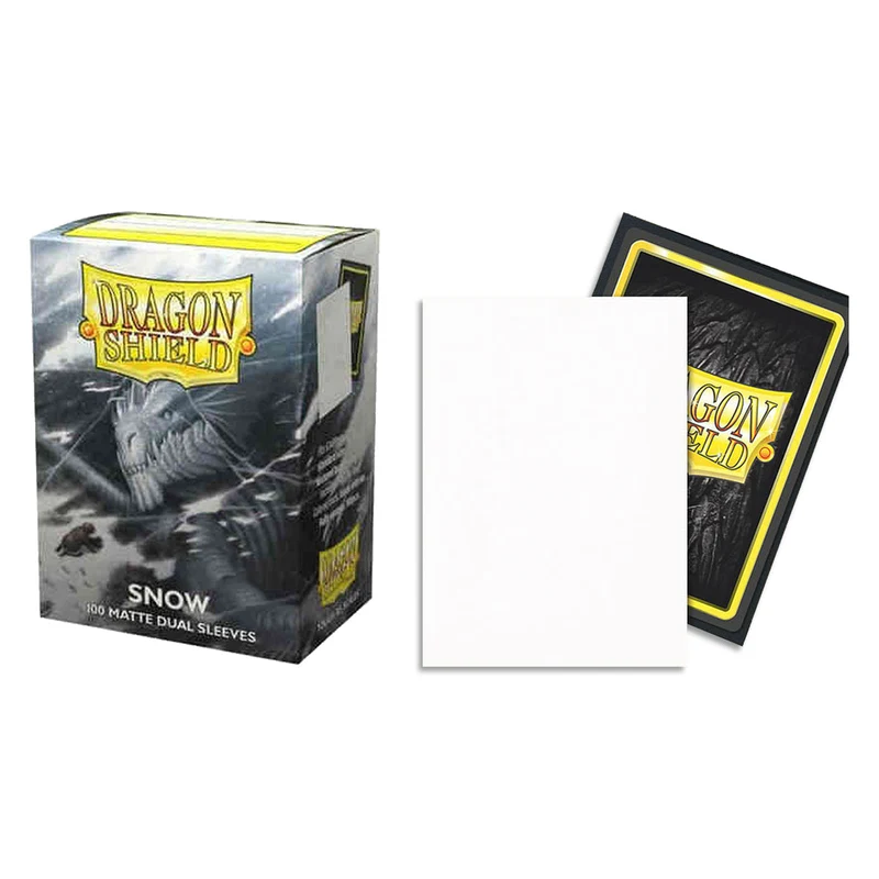 Arcane Tinmen Dragon Shield Standard 100ct Dual Matte Snow White Sleeves 63x88mm