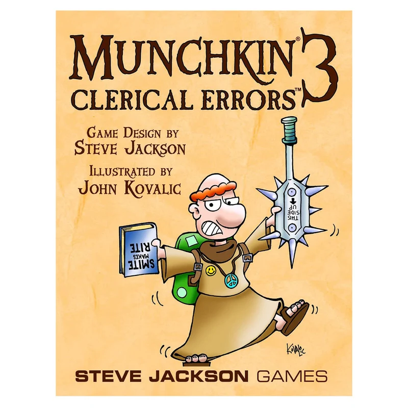 Adc Blackfire Entertainment Munchkin 3 Clerical Errors