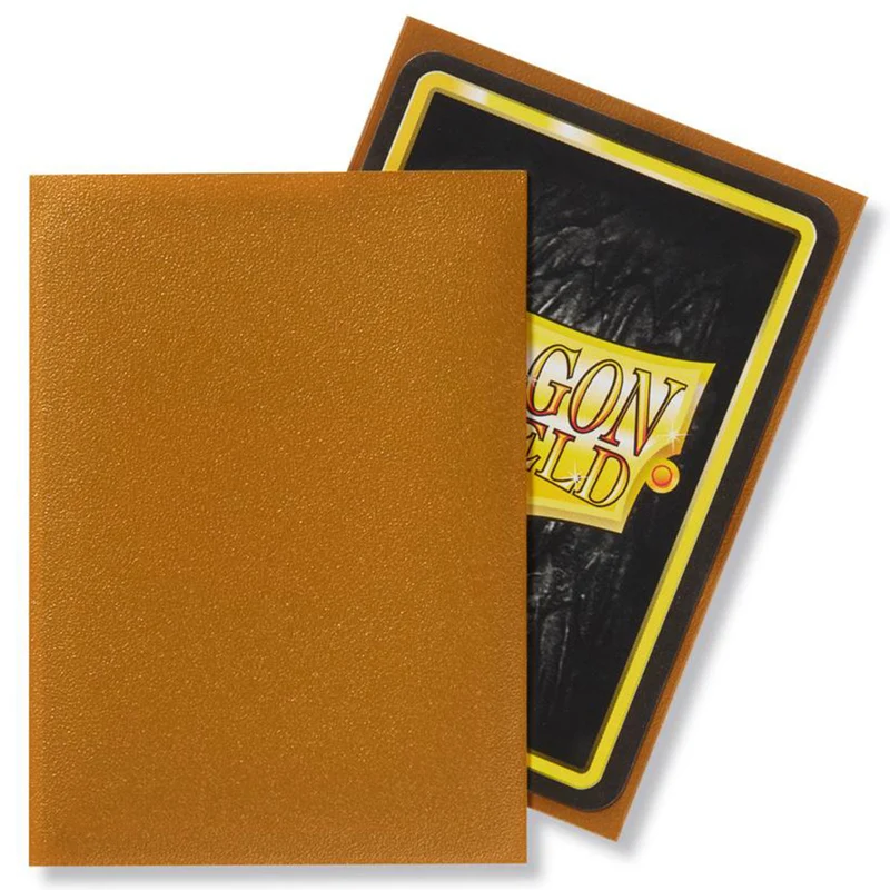 Arcane Tinmen Dragon Shield Standard 100ct Matte Gold Sleeves 63x88mm