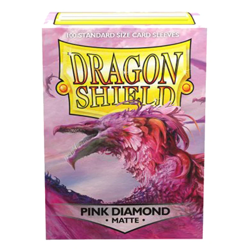 Arcane Tinmen Dragon Shield Standard 100ct Matte Pink Diamond Sleeves 63x88mm