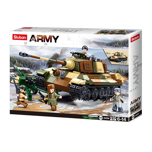 Army Battle of Budapest The King Tiger Heavy Tank 930pcs