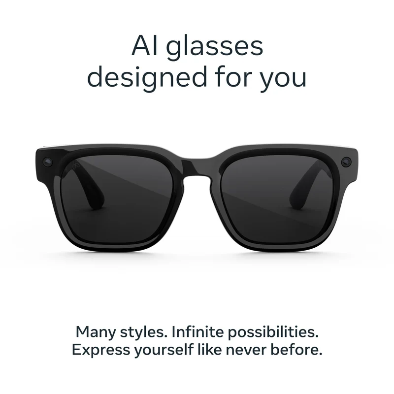 Meta Fury AI Glasses (Classic Black/Transitions Grey)
