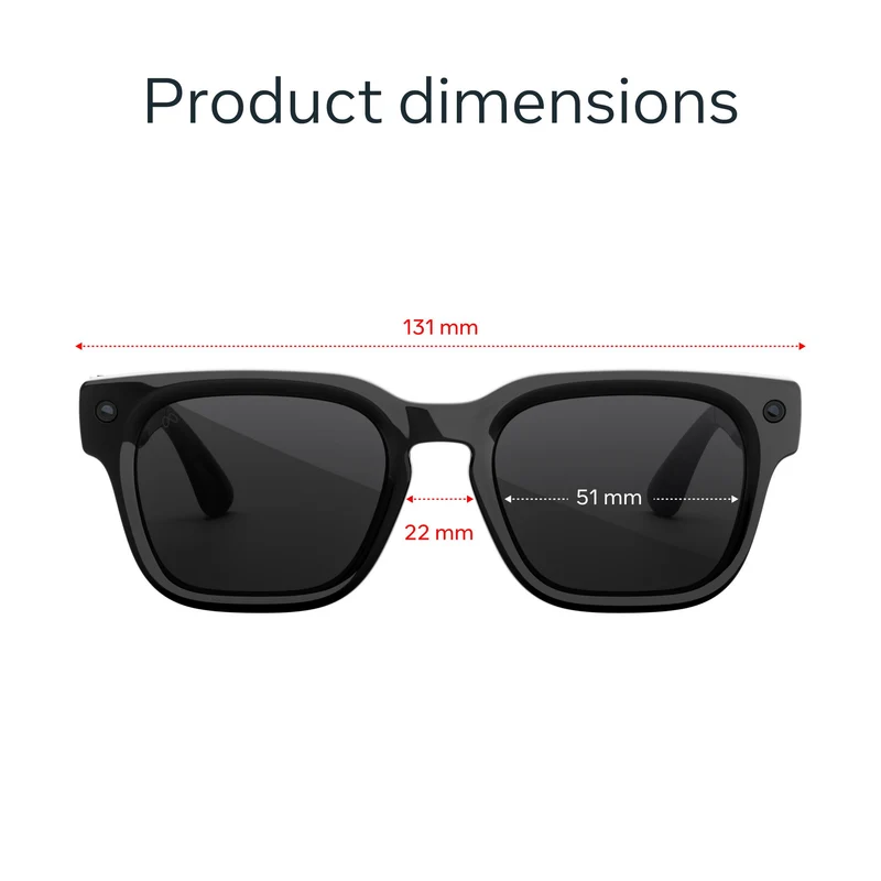 Meta Fury AI Glasses (Classic Black/Transitions Grey)