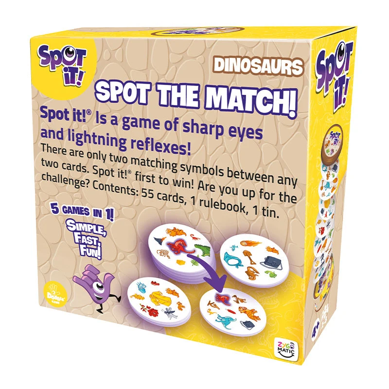 Asmodee Spot It! - Dinosaurs