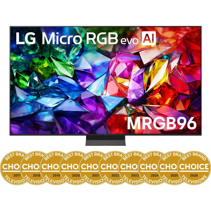 LG 86" MRGB96B Micro RGB EVO AI 4K Smart TV [2026]