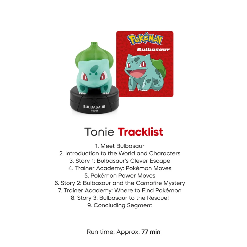 Pokemon - Bulbasaur Tonie Audio Character