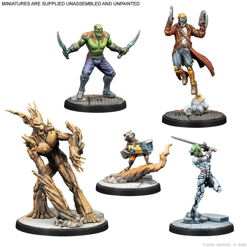 Atomic Mass Games Marvel Crisis Protocol Guardians of the Galaxy Starter Set
