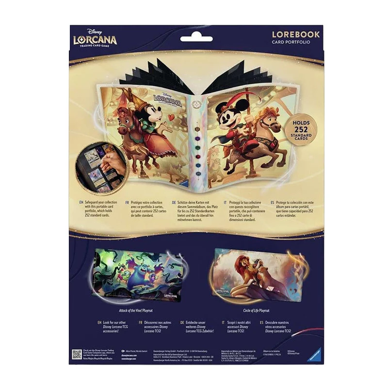 Ravensburger Disney Lorcana TCG Series 13 Attack of the Vine Portfolio Iconic Mickey Minnie