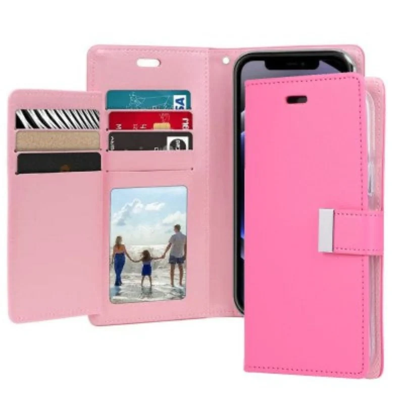 Goospery Rich Diary for iPhone Air - Hot Pink, Magsafe