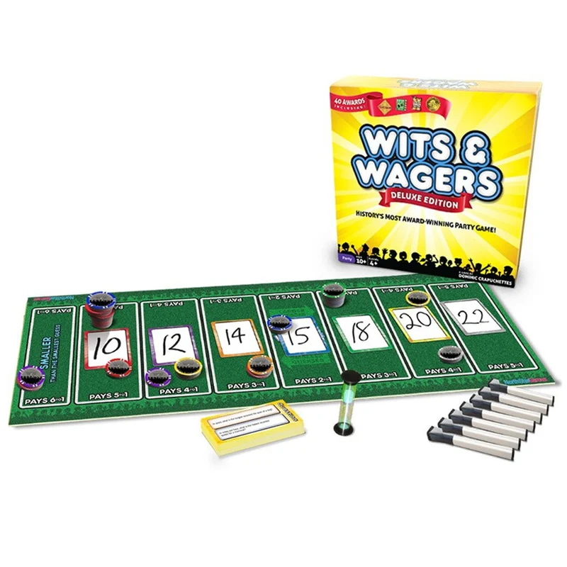 North Star Games Wits and Wagers Deluxe Board Game