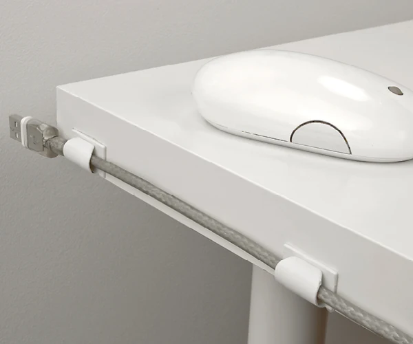 D-Line Cable Tidy Clips 6-Pack (White)