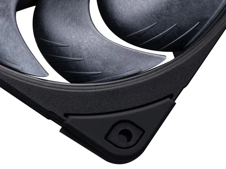 Noctua F-A12X25 G2 PWM 120mm Chromax Fan - Black 2 Pack (NF-A12X25 G2 PWM SX2-PP-CH-BK)