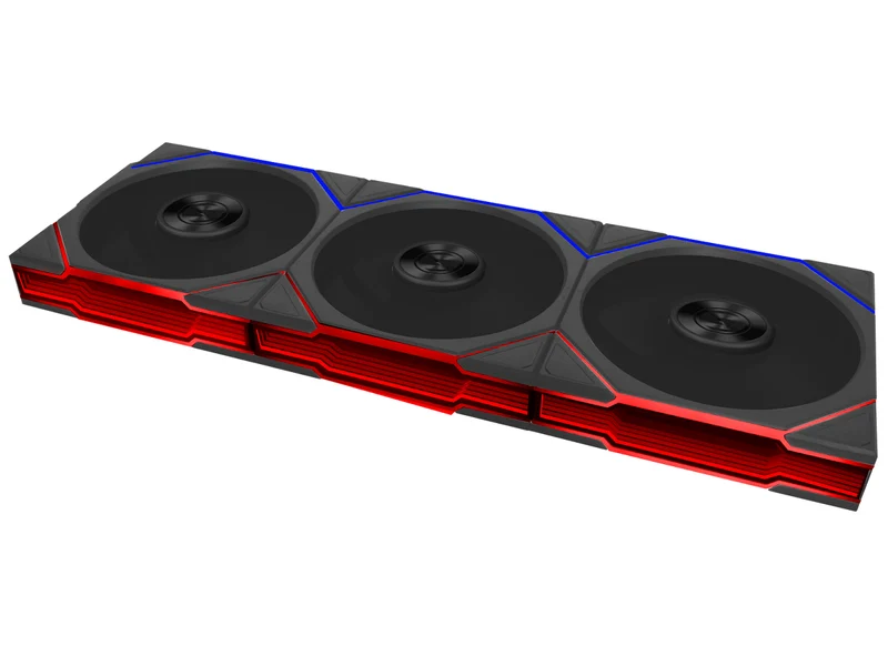 Lian Li Uni Fan TL Flex 2.4GHz Wireless 120mm ARGB Fan 3 Pack - Black (12TL1F3B)