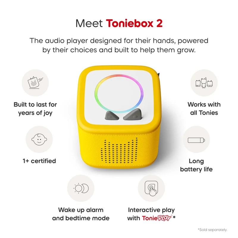 Toniebox 2 Yellow Pokemon Starter Set