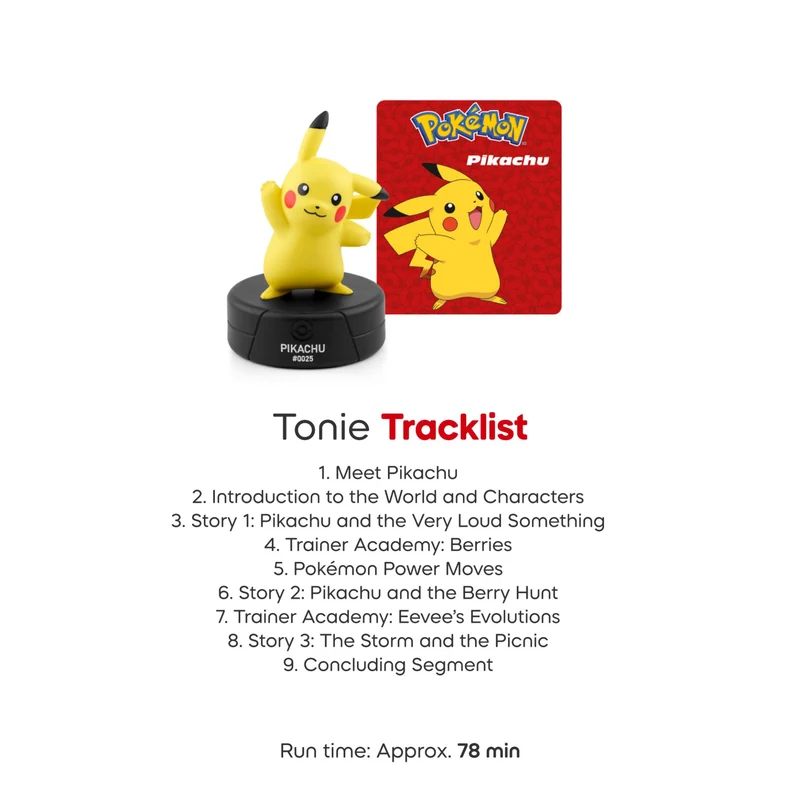 Toniebox 2 Yellow Pokemon Starter Set