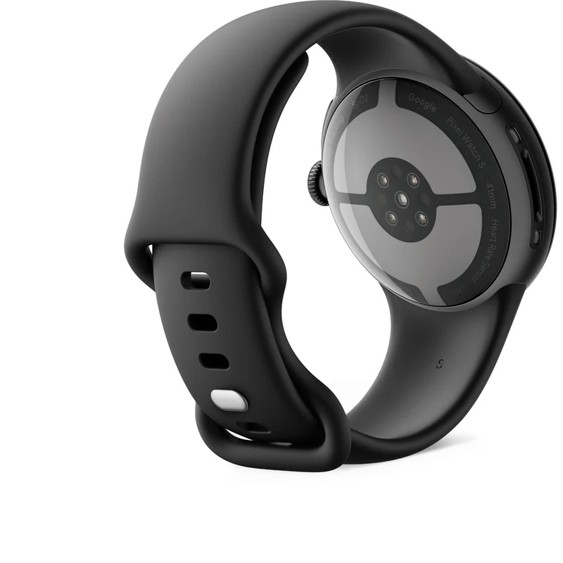 Google Pixel Watch 5 45mm LTE (Matte Black/Obsidian Active Band 2nd Gen)