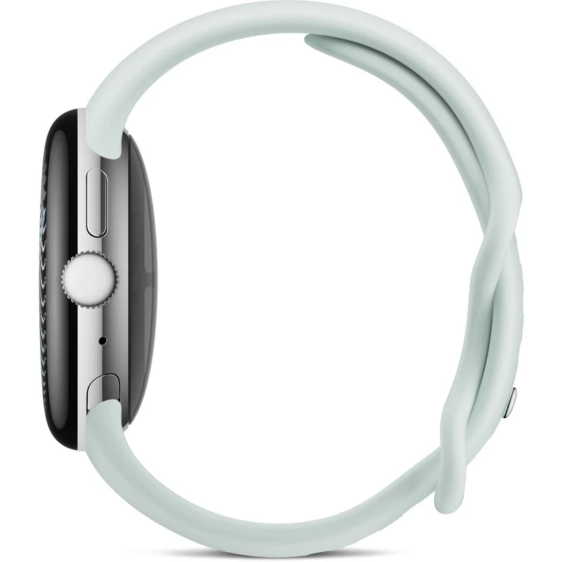 Google Pixel Watch 5 41mm LTE (Polished Silver/Fog Active Band 2nd Gen)