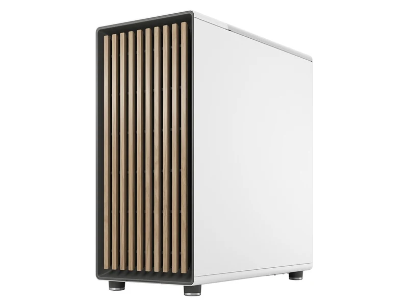 Fractal Design North Mid-Tower Case - Chalk White TG Clear