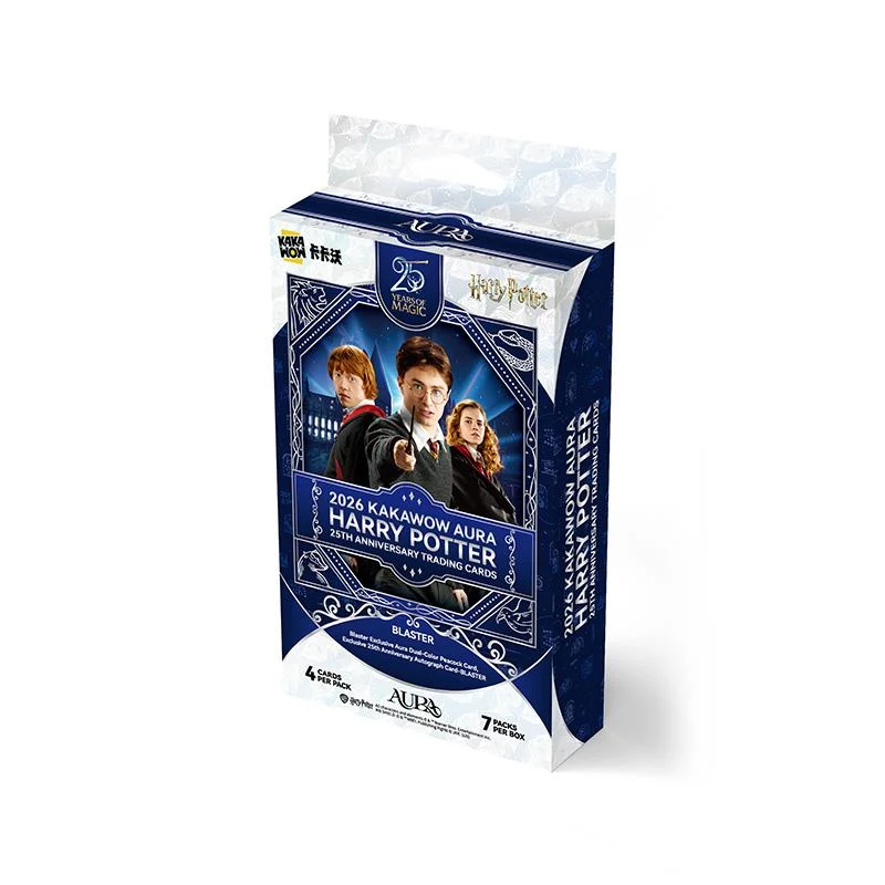 Kakawow AURA Harry Potter 25th Anniversary Trading Cards Blaster Box