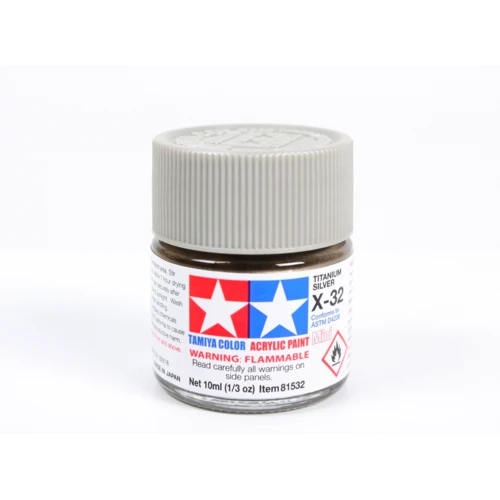 Tamiya Acrylic Titanium Silver 10ml