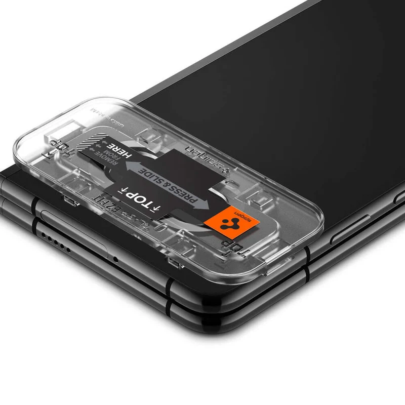 Spigen Google Pixel Fold EZ Fit GLAS.tR Optik 2PCS Lens Protector (Black)