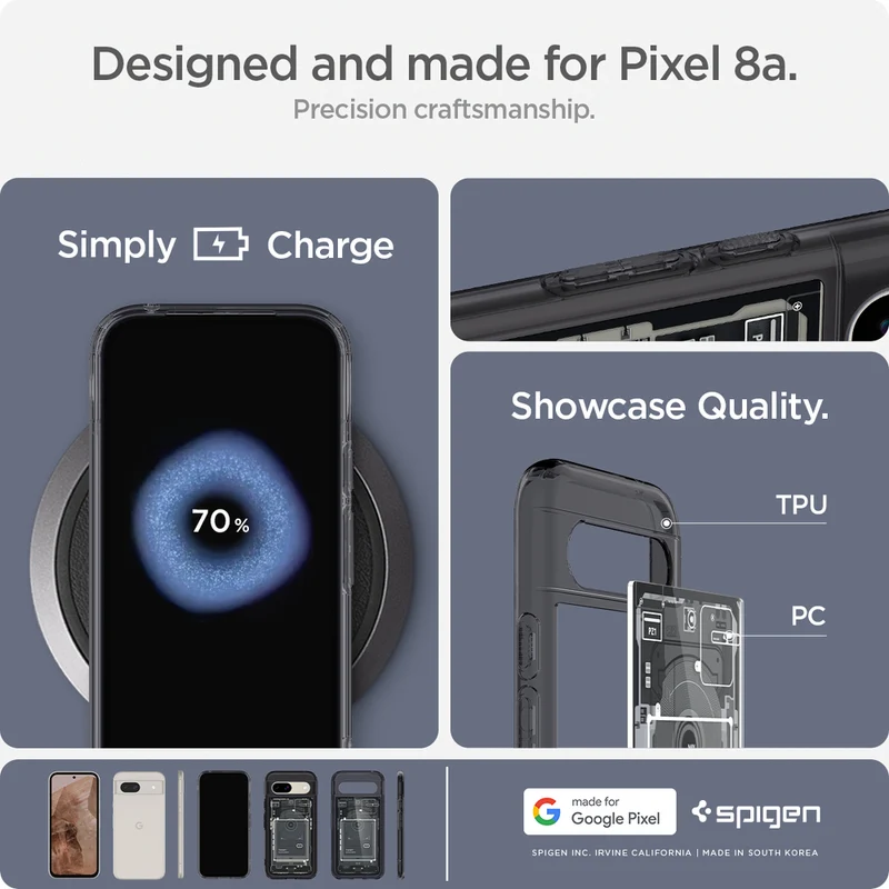 Spigen Google Pixel 8a Ultra Hybrid Case (Zero One)