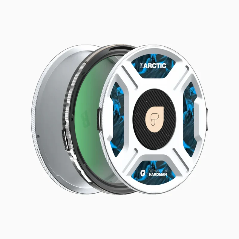 PolarPro Benjamin Hardman Arctic CP Helix MagLock Filter