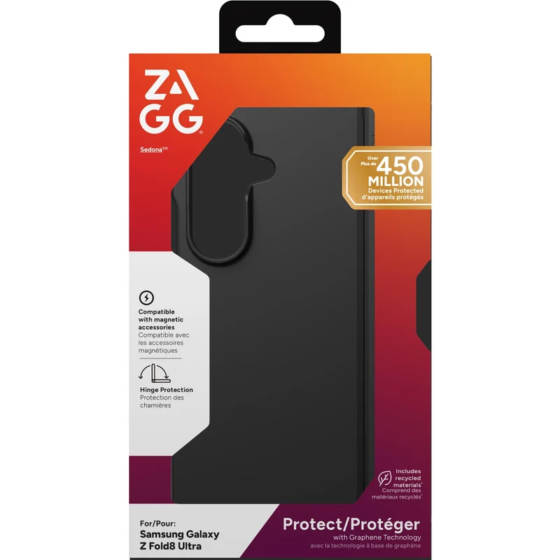 ZAGG Sedona Snap Case for Galaxy Fold8 Ultra (Black)