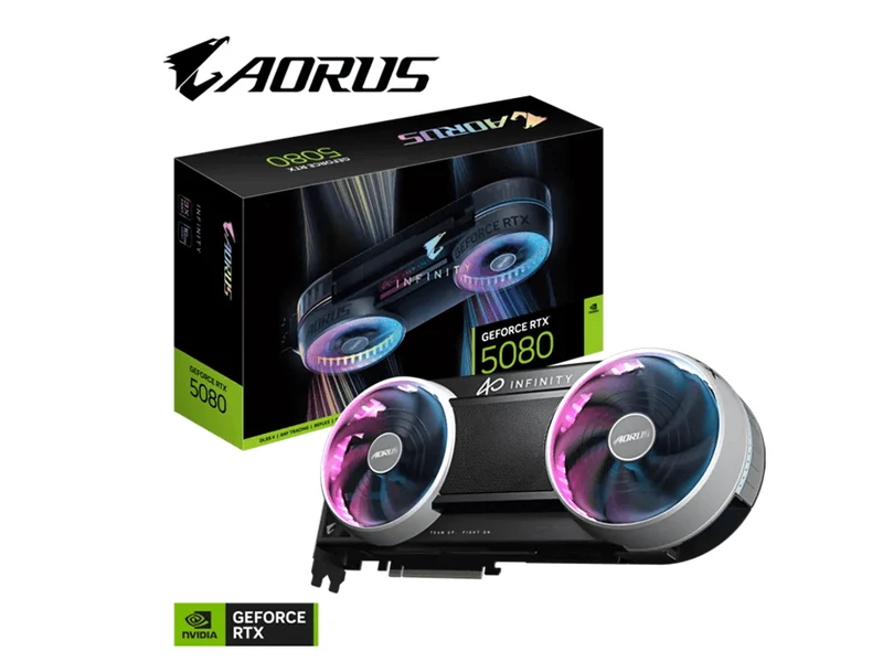 Gigabyte Aorus GeForce RTX 5080 Infinity 16G Graphics Card (GV-N5080AORUS IF-16GD)