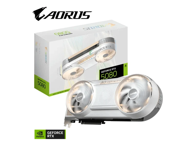 GIGABYTE AORUS GeForce RTX 5080 INFINITY WOOD 16GB GDDR7 Graphics Card