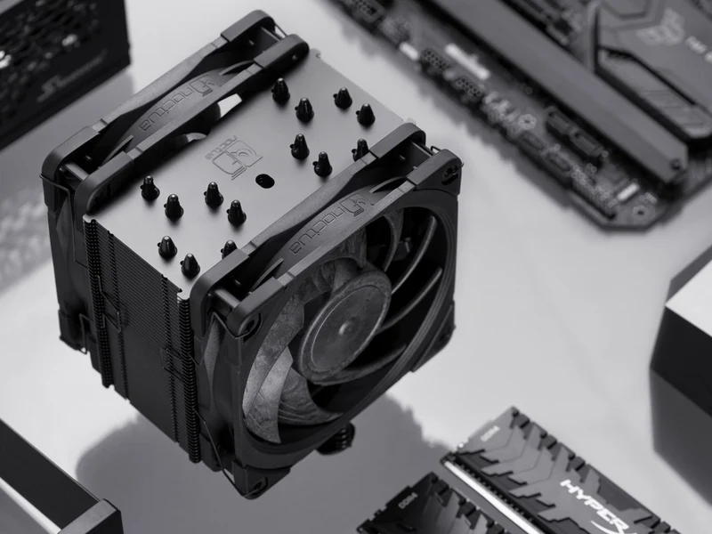Noctua 120mm Multi Socket Tower CPU Cooler - Chromax Black (NH-U12A-CH-BK)