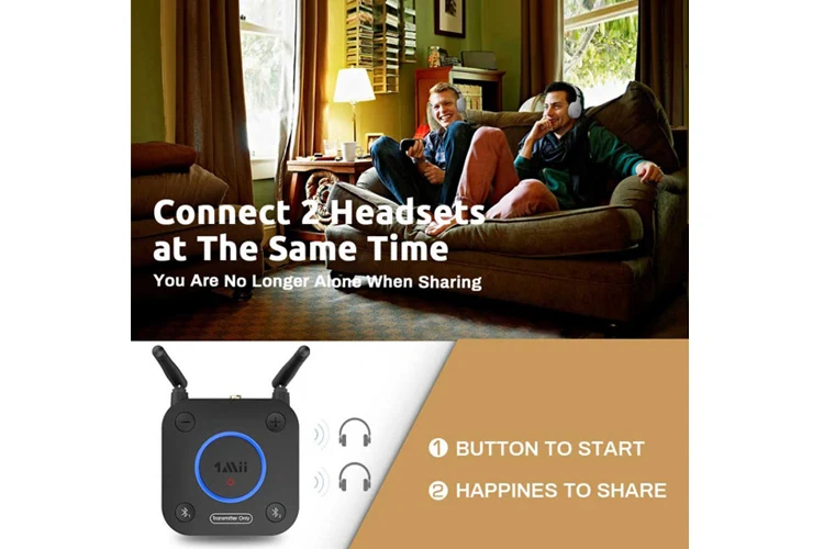 1Mii B06TX Bluetooth 5.3 Aptx Audio Transmitter