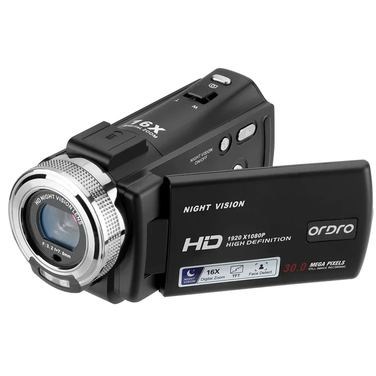 ORDRO HDR-V12 1080P Video Camera Camcorder