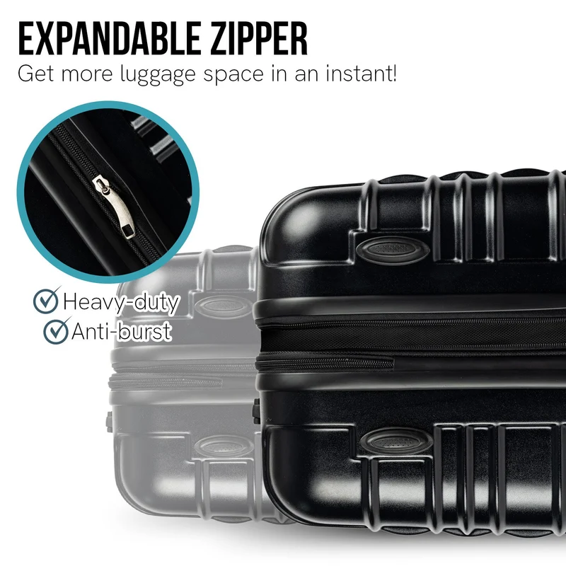 Olympus Noctis Suitcase 28" Hard Shell ABS+PC (Stygian Black)