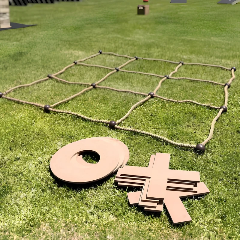 Jenjo Games Giant Naughts And Crosses Tic Tac Toe Game Set