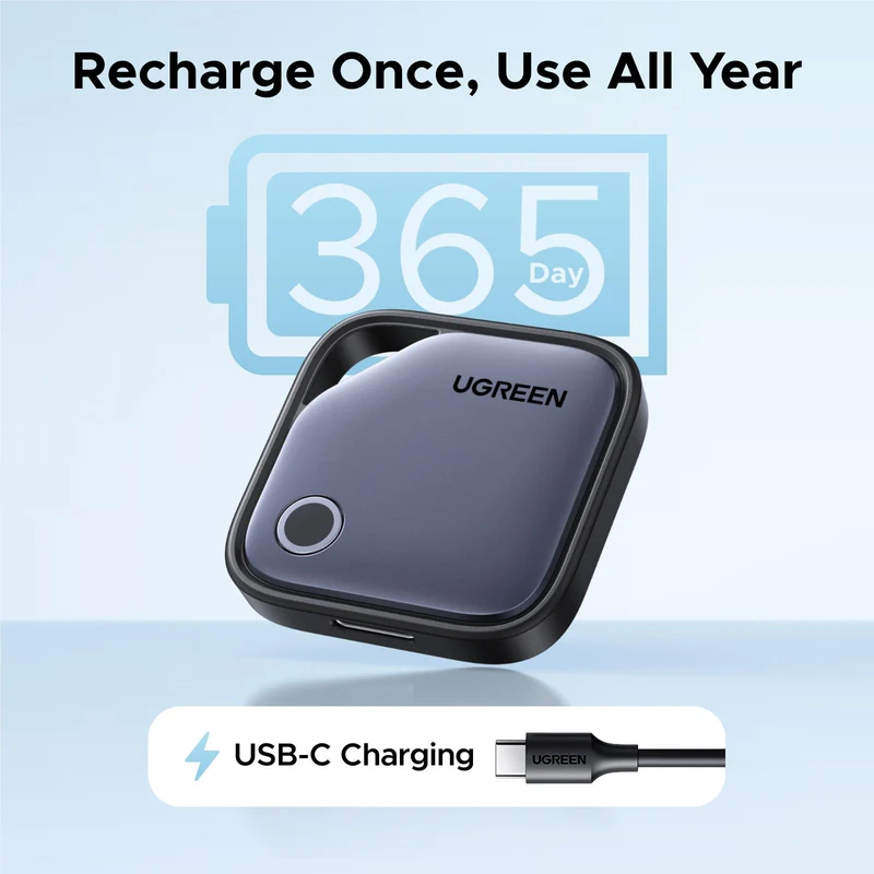 UGREEN Finder Pro USB-C Bluetooth Tracker for Apple & Google [1 Pack]