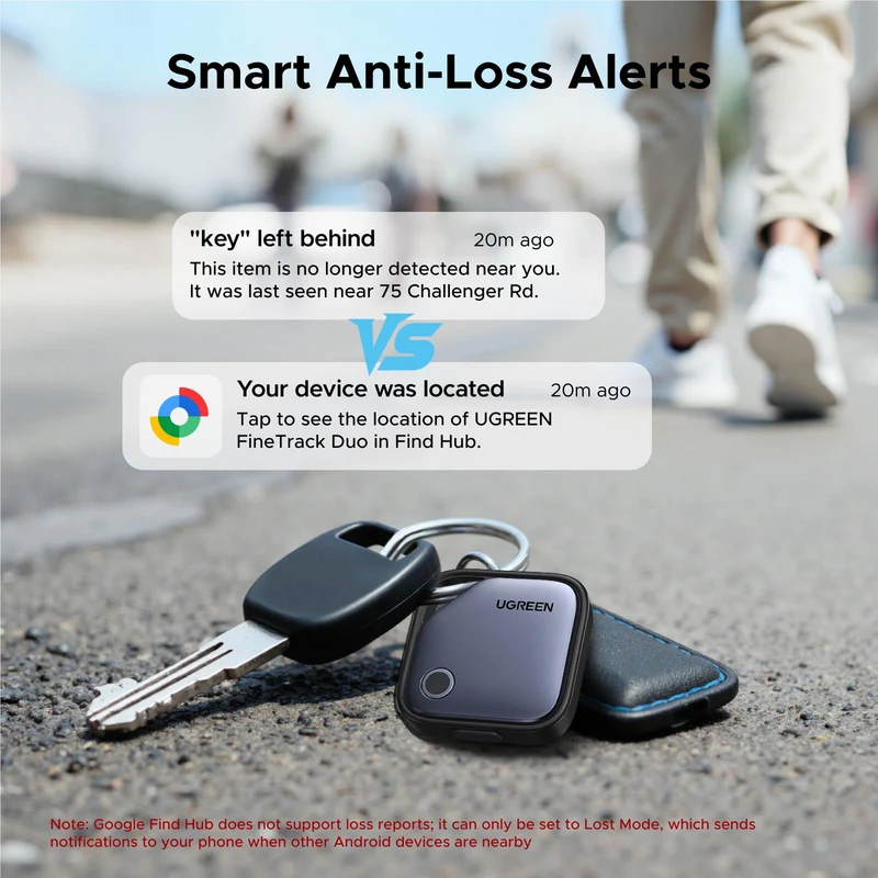 UGREEN Finder Pro USB-C Bluetooth Tracker for Apple & Google [1 Pack]