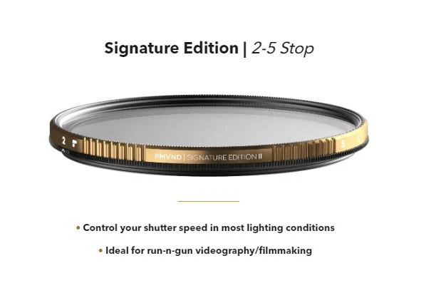 PolarPro PMVND Signature Edition II - 67mm - 2/5 Stop