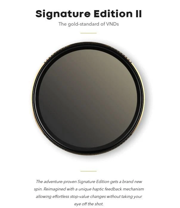 PolarPro PMVND Signature Edition II - 67mm - 2/5 Stop