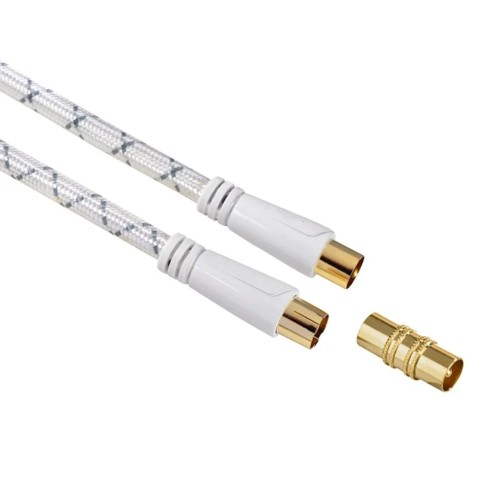 VIVANCO Antennenkabel 10 m 120 dB für beste Signalqualität und störungsfreien Empfang