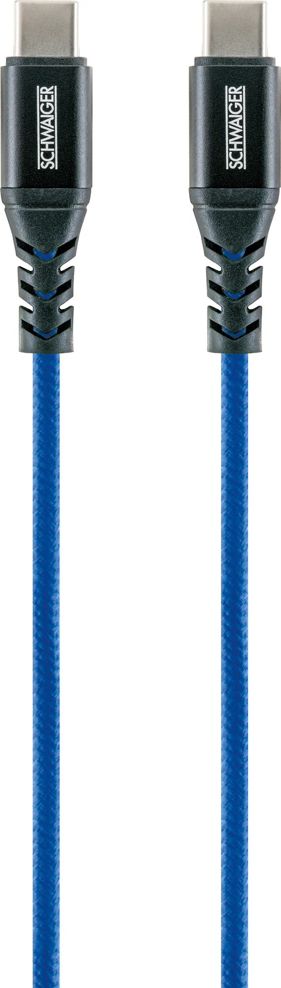 USB-C auf USB-C Kabel rot/grün/blau 1,2 m