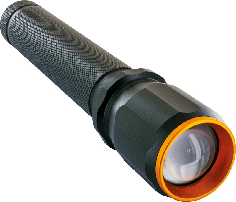 Taschenlampe mit Zoomfunktion Aluminium eloxiert