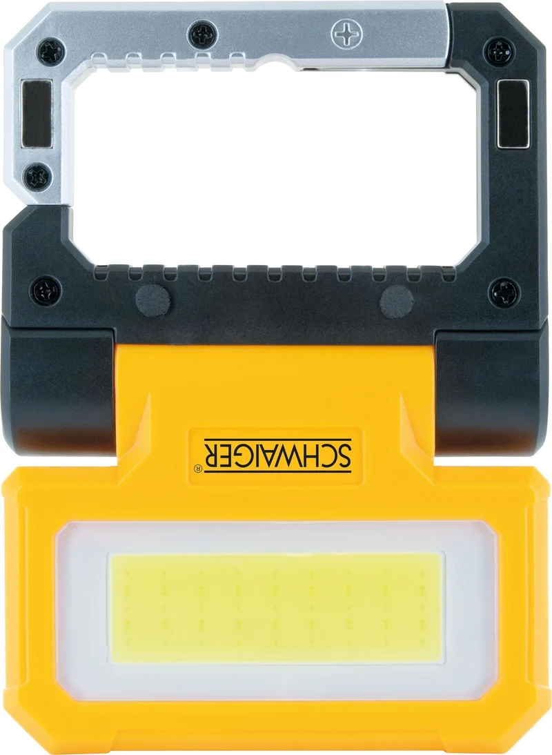 Arbeitsleuchte mit COB-LED Strahler und Taschenlampe