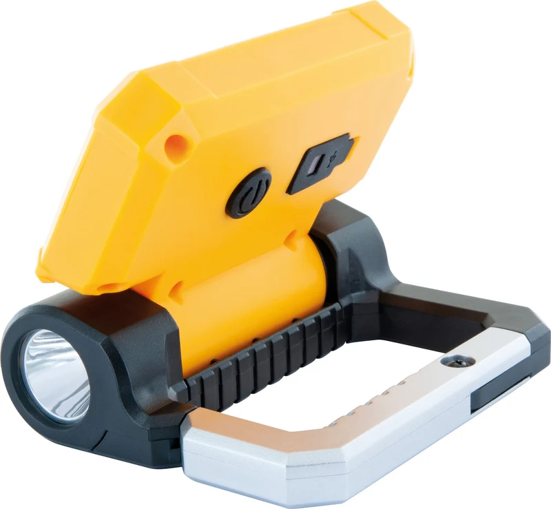 Arbeitsleuchte mit COB-LED Strahler und Taschenlampe