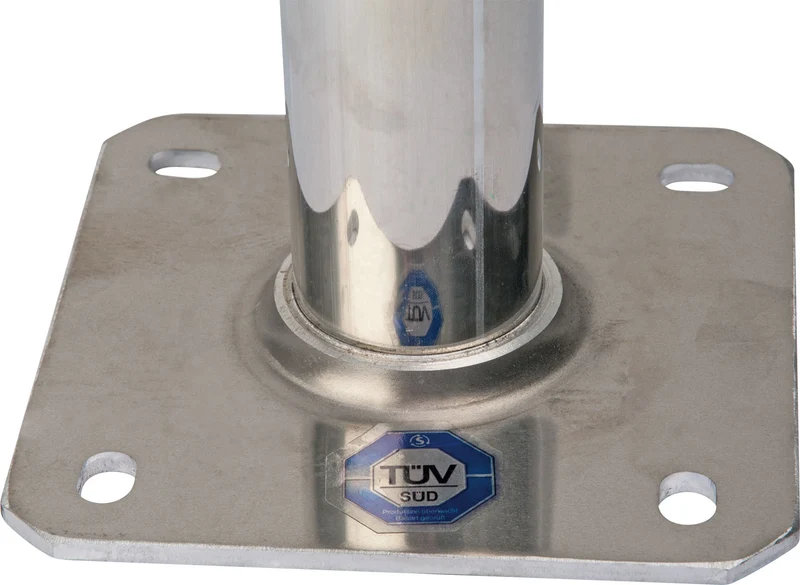 Wandhalter Aluminium Chromoptik 15 cm
