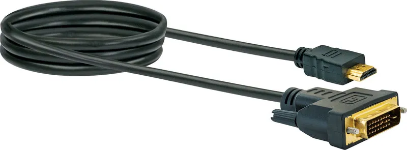 HDMI®-DVI Adapterkabel mit Ethernet