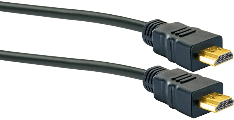 HDMI®-Kabel mit Ethernet 10,2 Gbit/s schwarz/gold 10/15 m