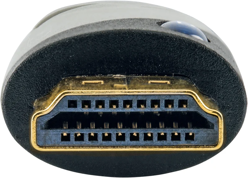 HDMI®-Kabel mit Ethernet 18 Gbit/s schwarz/gold 1,5/3 m