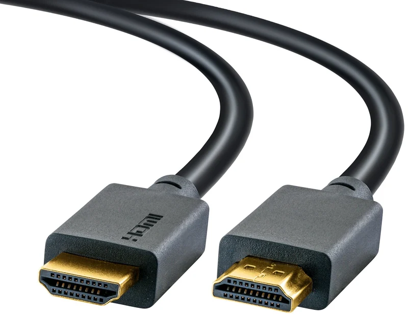 HDMI® 2.1 Kabel 48 Gbit/s schwarz/gold 1,5 m